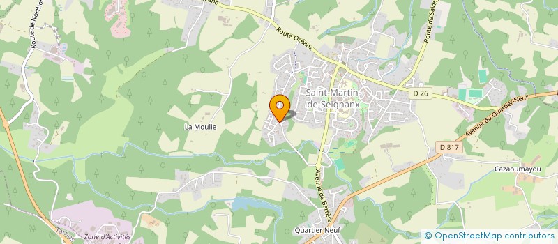 localisation de l'entreprise MADAME ISMA BOUCHENAFA  SAINT-MARTIN-DE-SEIGNANX