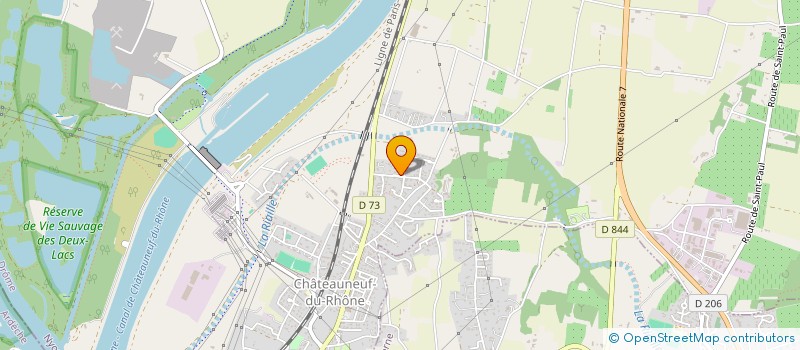 localisation de l'entreprise MADAME ISMAEL RAKOTOARITIANA à CHATEAUNEUF-DU-RHONE