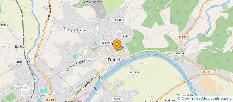 localisation de l'entreprise MADAME ISMAELA HEMROULLE  FUMEL