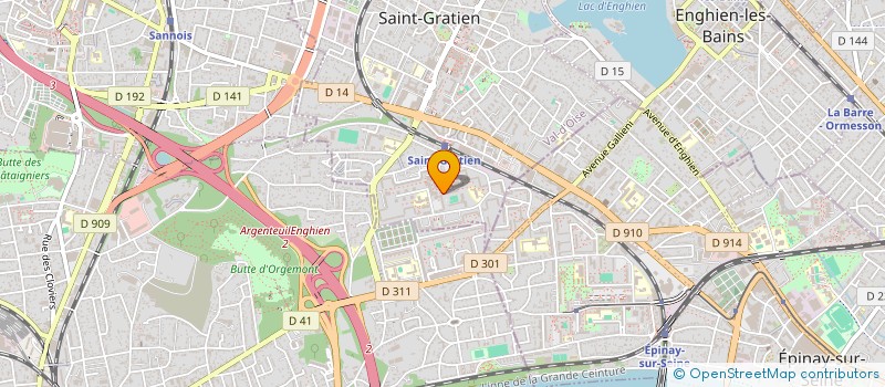 localisation de l'entreprise MADAME ISMAELLE HADDOUZI  SAINT-GRATIEN