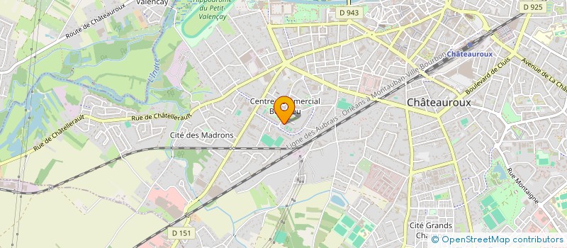 localisation de l'entreprise MADAME ISMAELLE JEAN à CHATEAUROUX