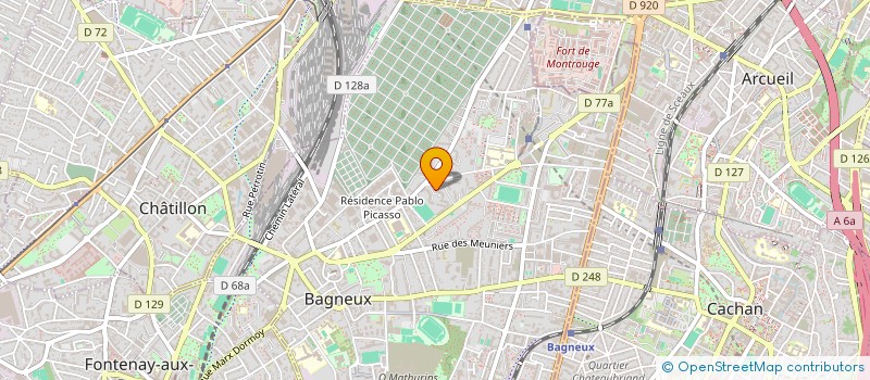 localisation de l'entreprise MADAME ISMAENNE BEN JEMAA à BAGNEUX