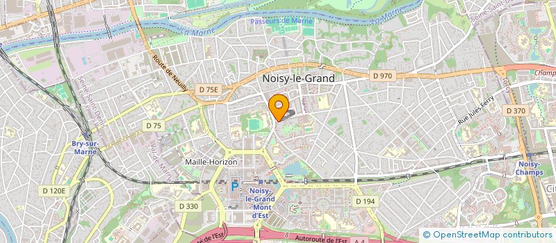 localisation de l'entreprise MADAME ISMAHAME BILALI  NOISY-LE-GRAND
