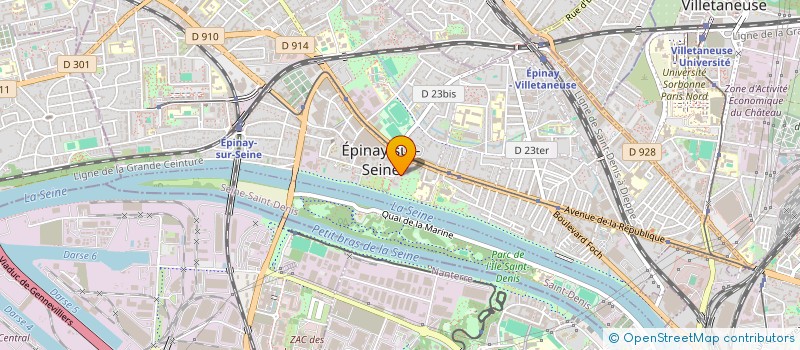 localisation de l'entreprise MADAME ISMAHAN BAGHLI à EPINAY-SUR-SEINE