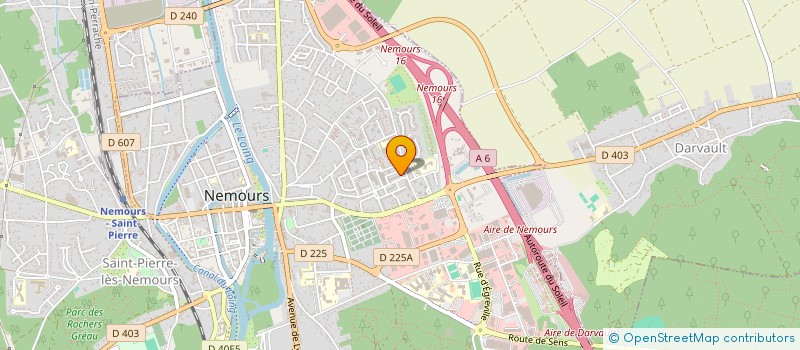 localisation de l'entreprise MADAME ISMAHAN HANI  NEMOURS