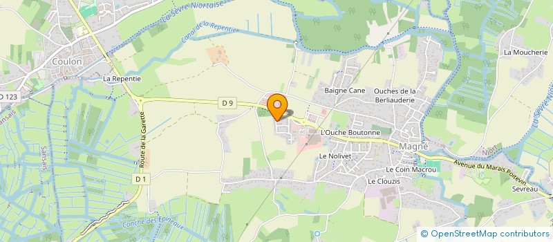 localisation de l'entreprise MADAME ISMAHANE BENAKOUCHE  MAGNE