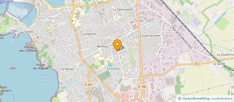 localisation de l'entreprise MADAME ISMAHANE EL MESTARI  SAINT-MALO