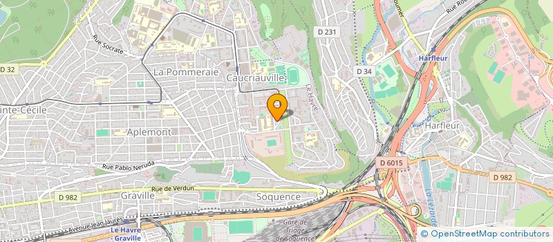 localisation de l'entreprise MADAME ISMAHANE KEDDARI  LE HAVRE