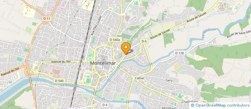 localisation de l'entreprise MADAME ISMAHEN BEN GAMRA à MONTELIMAR