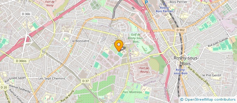 localisation de l'entreprise MADAME ISMAHEN LAZIZI  MONTREUIL