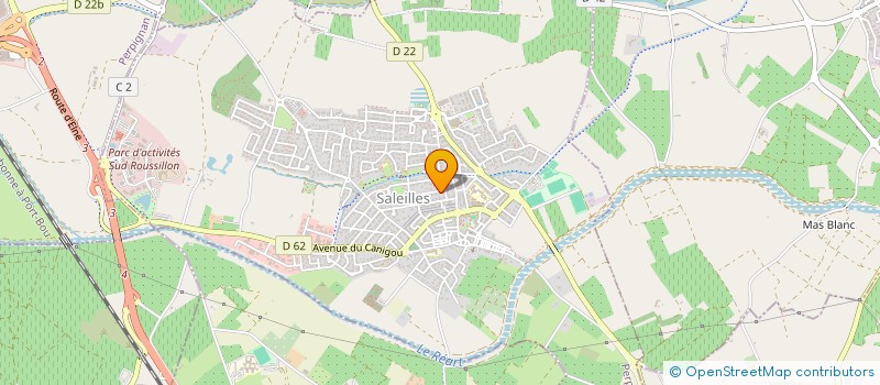 localisation de l'entreprise MADAME ISMAIL MECHALIKH  SALEILLES