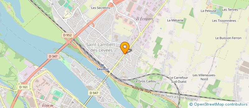 localisation de l'entreprise MADAME ISMANE BOURGEOIS  SAUMUR