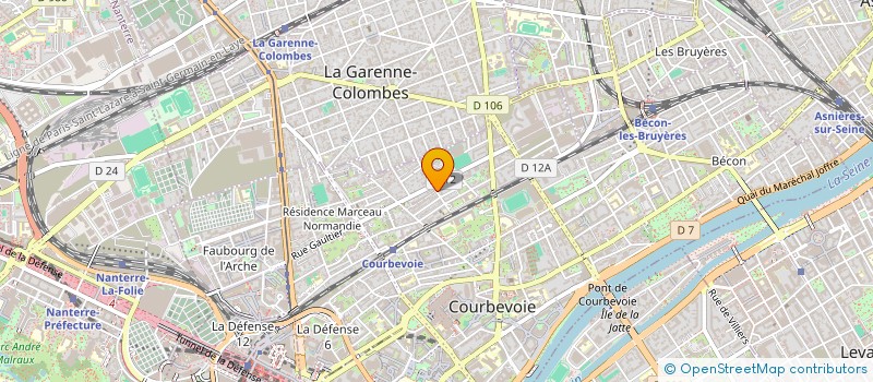 localisation de l'entreprise MADAME ISMATH LAURIANO à COURBEVOIE