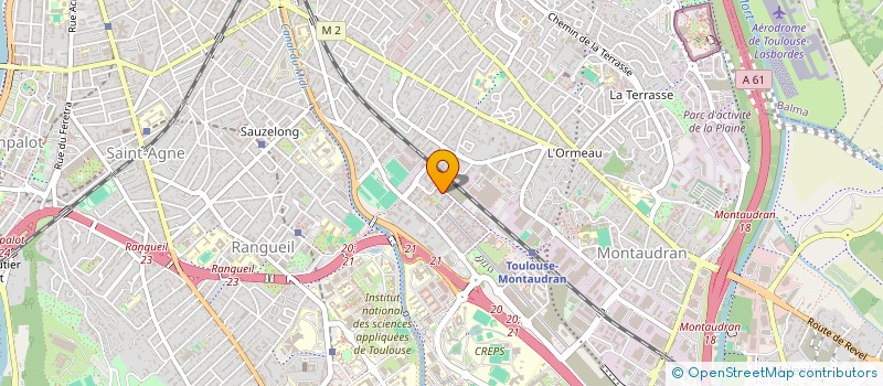 localisation de l'entreprise MADAME ISMELEA TALBI  TOULOUSE