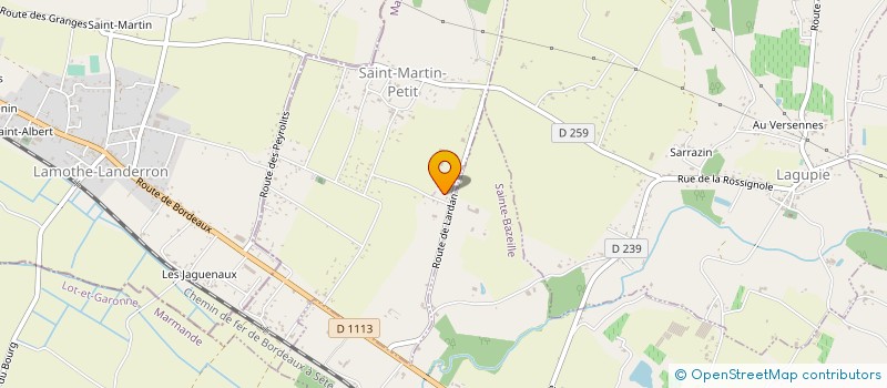 localisation de l'entreprise MADAME ISMENE TESSIER  SAINT-MARTIN-PETIT