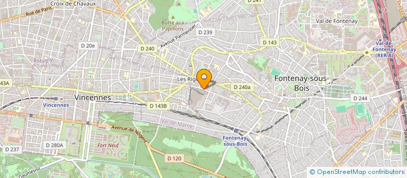 localisation de l'entreprise MADAME ISMENIA CELINI à FONTENAY-SOUS-BOIS