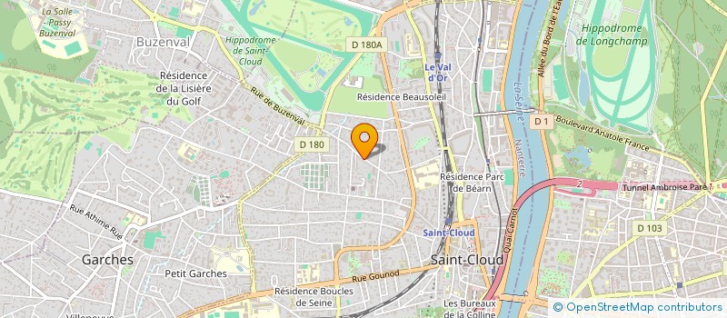 localisation de l'entreprise MADAME ISOLDE MIGNOT à SAINT-CLOUD