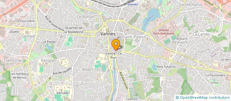localisation de l'entreprise MADAME ISOLINE STRINTZ à VANNES
