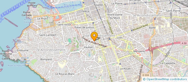 localisation de l'entreprise MADAME ISOLINE STROHL à MARSEILLE