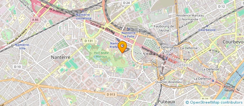 localisation de l'entreprise MADAME ISRA BOULAABA  NANTERRE