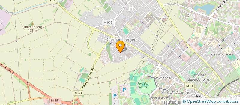 localisation de l'entreprise MADAME ISRAEL COUPAYE  OBERHAUSBERGEN