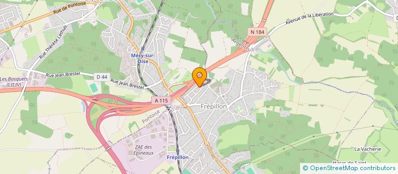 localisation de l'entreprise MADAME ISSEU FAYE  FREPILLON