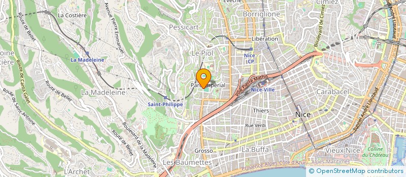 localisation de l'entreprise MADAME ISSIRAT SAIPOVA à NICE