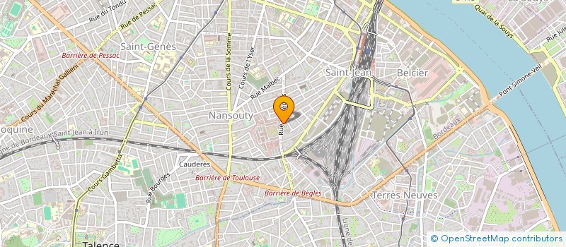localisation de l'entreprise MADAME ITA DUCLAIR à BORDEAUX