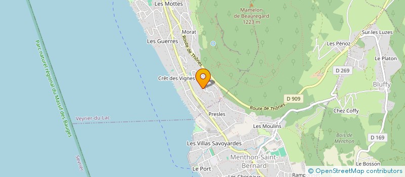 localisation de l'entreprise MADAME ITAKA SCHLUBACH  VEYRIER-DU-LAC