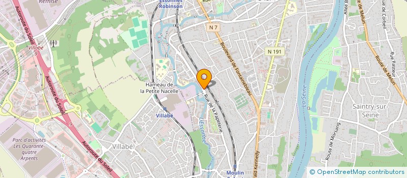 localisation de l'entreprise MADAME ITALIA RIGGIO à CORBEIL-ESSONNES