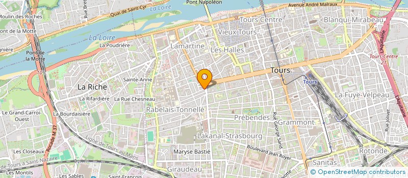localisation de l'entreprise MADAME ITEB BOULARES  TOURS