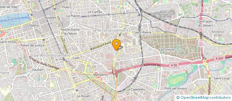 localisation de l'entreprise MADAME ITIYARI FAMOULAHA  MARSEILLE