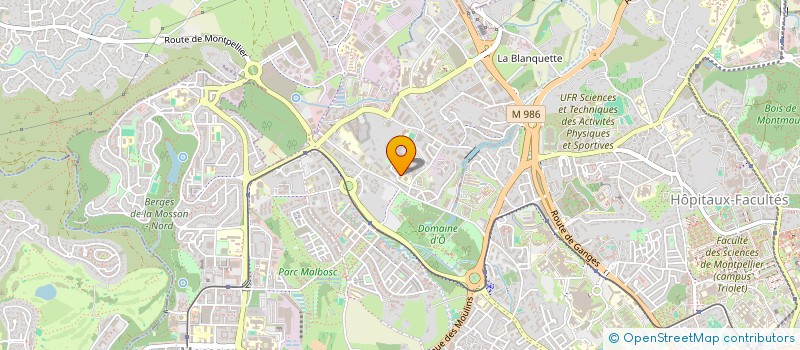 localisation de l'entreprise MADAME ITOHAN OSAGIE  MONTPELLIER