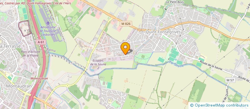 localisation de l'entreprise MADAME ITSEMODIA ESTHER LOUIS  QUINT-FONSEGRIVES