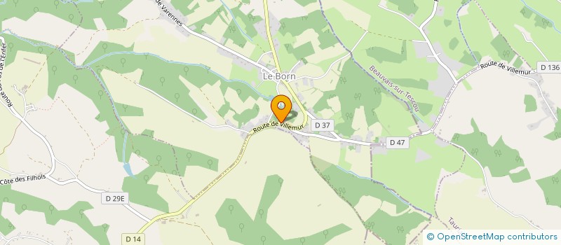 localisation de l'entreprise MADAME ITTO BOUCHT  LE BORN