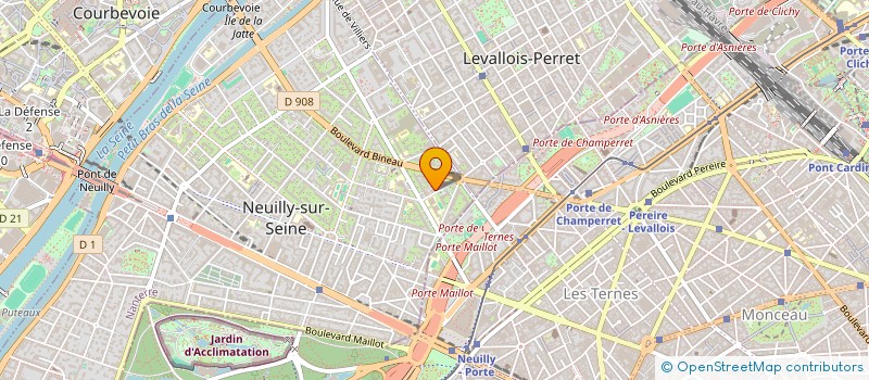 localisation de l'entreprise MADAME ITZA CHAVARRIA à NEUILLY-SUR-SEINE