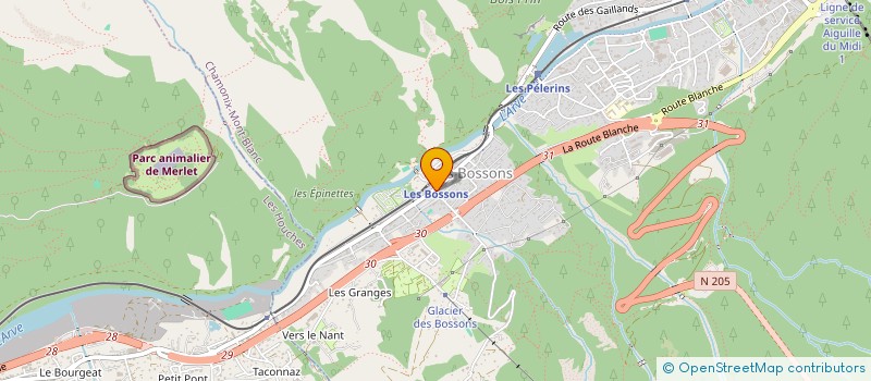 localisation de l'entreprise MADAME IULIA COSMA à CHAMONIX-MONT-BLANC