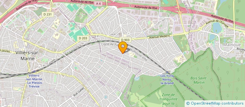 localisation de l'entreprise MADAME IULIA CULEAC  NOISY-LE-GRAND