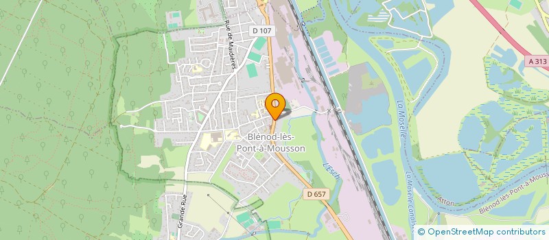 localisation de l'entreprise MADAME IULIA CUZMINA  BLENOD-LES-PONT-A-MOUSSON