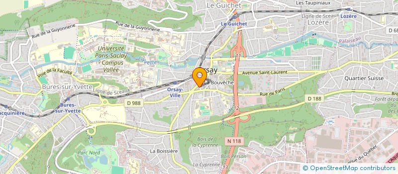 localisation de l'entreprise MADAME IULIA MARIAN à ORSAY