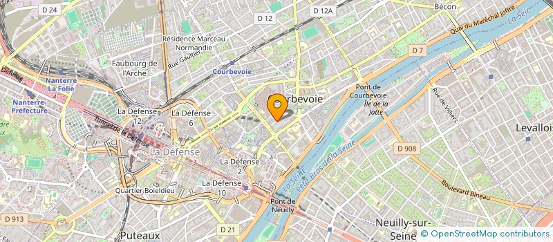 localisation de l'entreprise MADAME IULIA MARIUT à COURBEVOIE