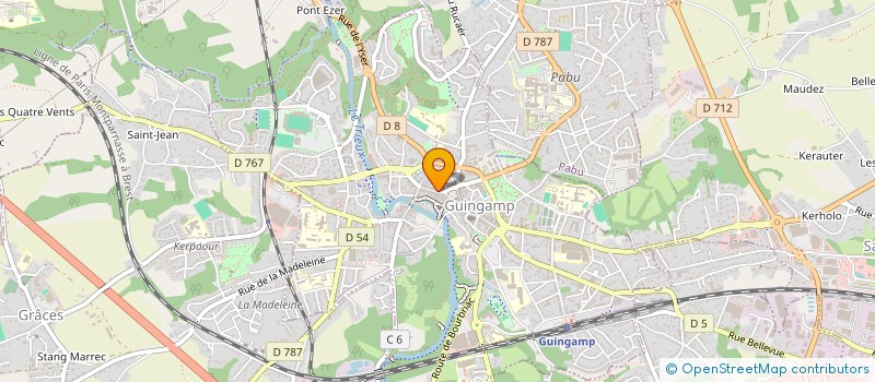 localisation de l'entreprise MADAME IULIA SULEA  GUINGAMP