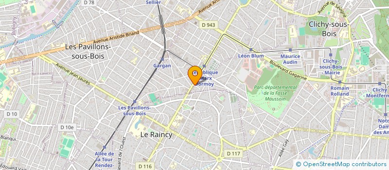 localisation de l'entreprise MADAME IULIA VOSCIUC à CLICHY-SOUS-BOIS