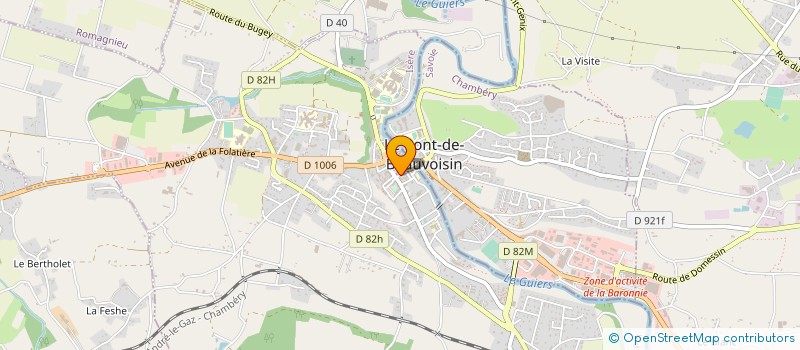 localisation de l'entreprise MADAME IULIANA BALAZS  LE PONT-DE-BEAUVOISIN