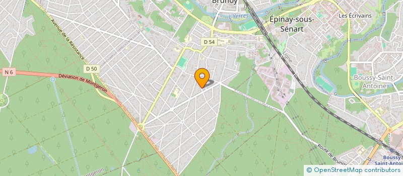 localisation de l'entreprise MADAME IULIANA GAMAN à BRUNOY