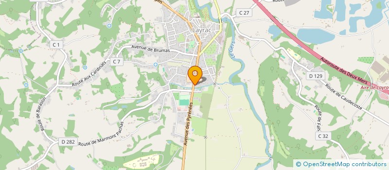 localisation de l'entreprise MADAME IULIANA ION  LAYRAC