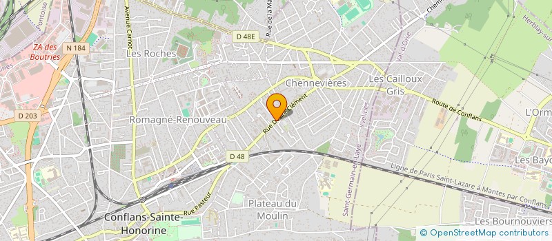 localisation de l'entreprise MADAME IULIANNA KIR  CONFLANS-SAINTE-HONORINE