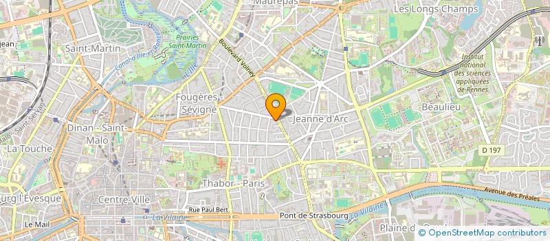 localisation de l'entreprise MADAME IULIIA CHERDAKOVA  RENNES