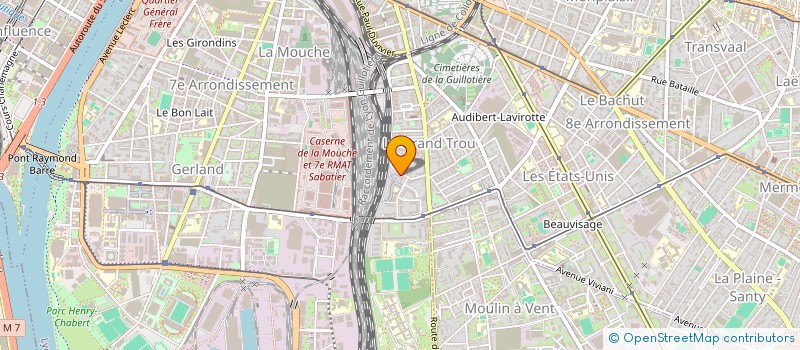 localisation de l'entreprise MADAME IULIIA DENISOVA  LYON