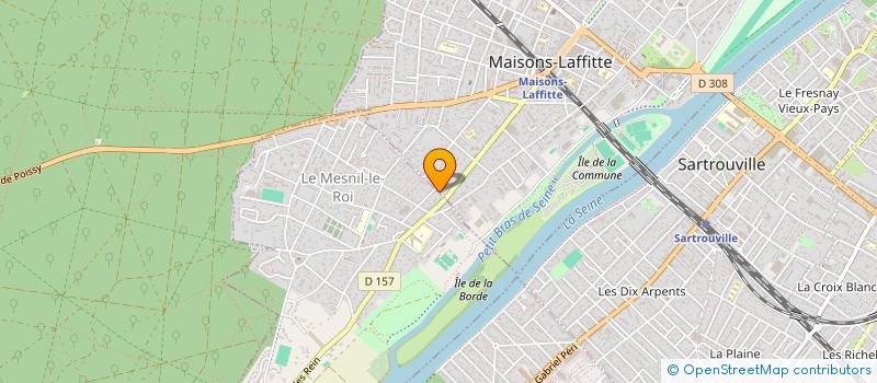 localisation de l'entreprise MADAME IULIIA ELAGINA  MAISONS-LAFFITTE